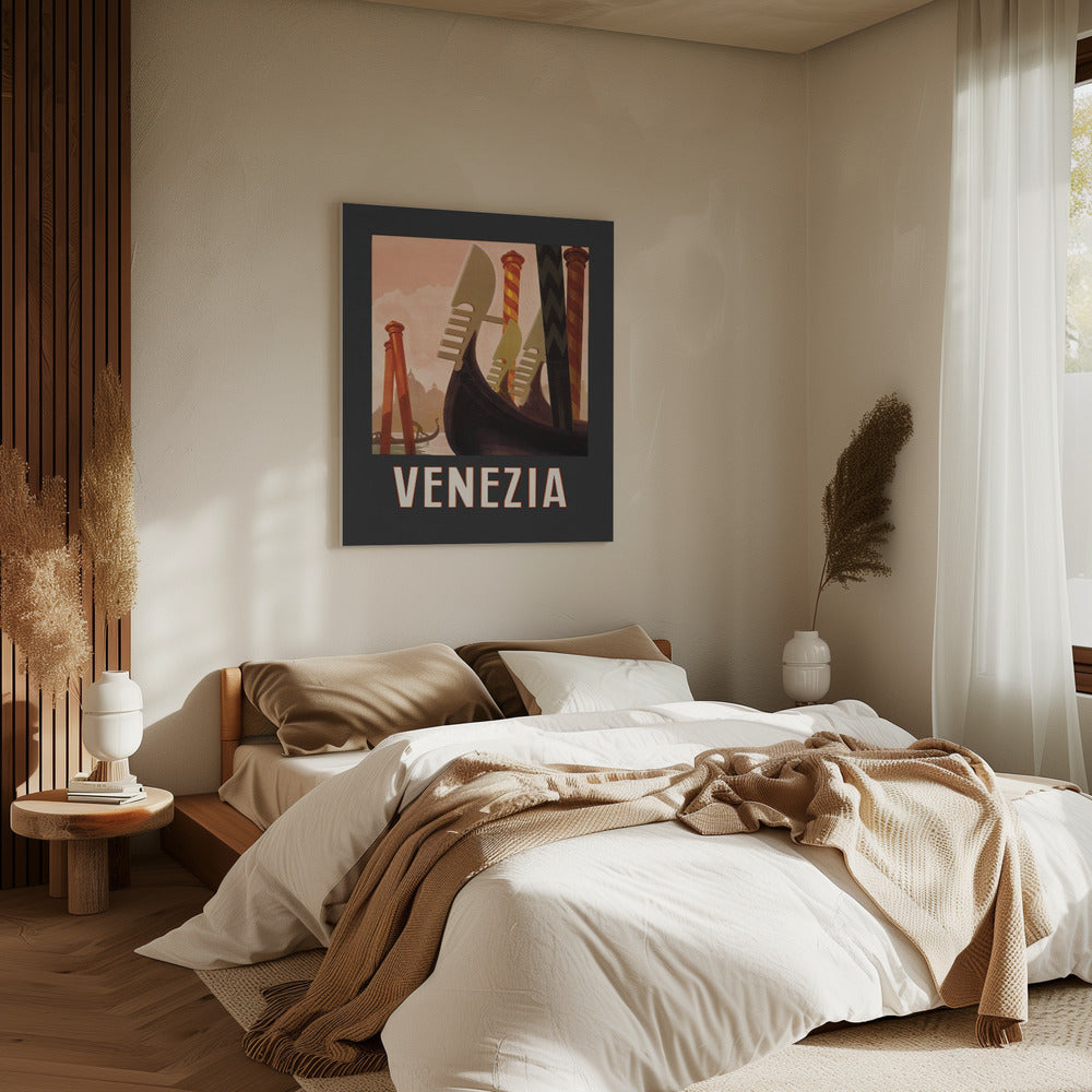 Venezia Poster Dark | Canvas
