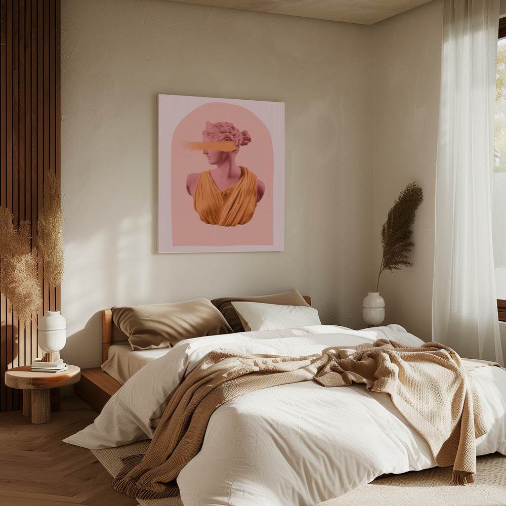 Artemispinkorange2 Verhältnis | Leinwand