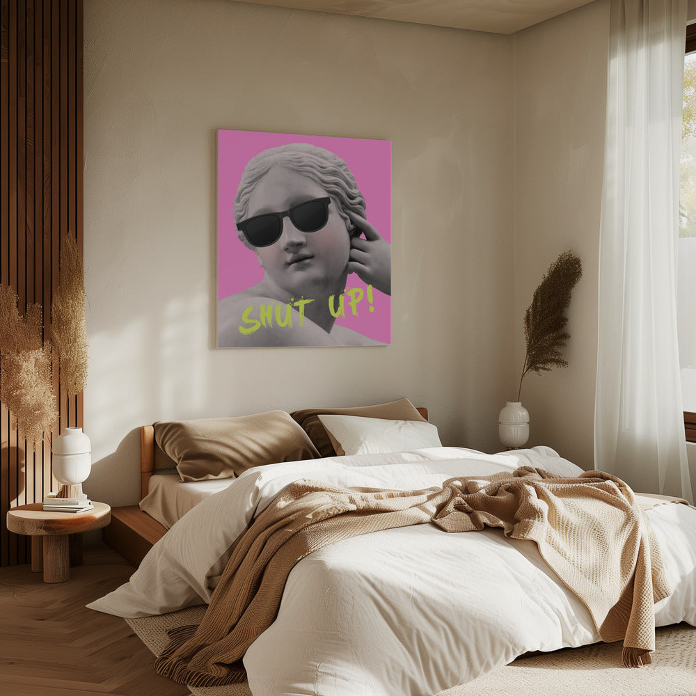 Shutuppinkyellow Ratioiso | Leinwand
