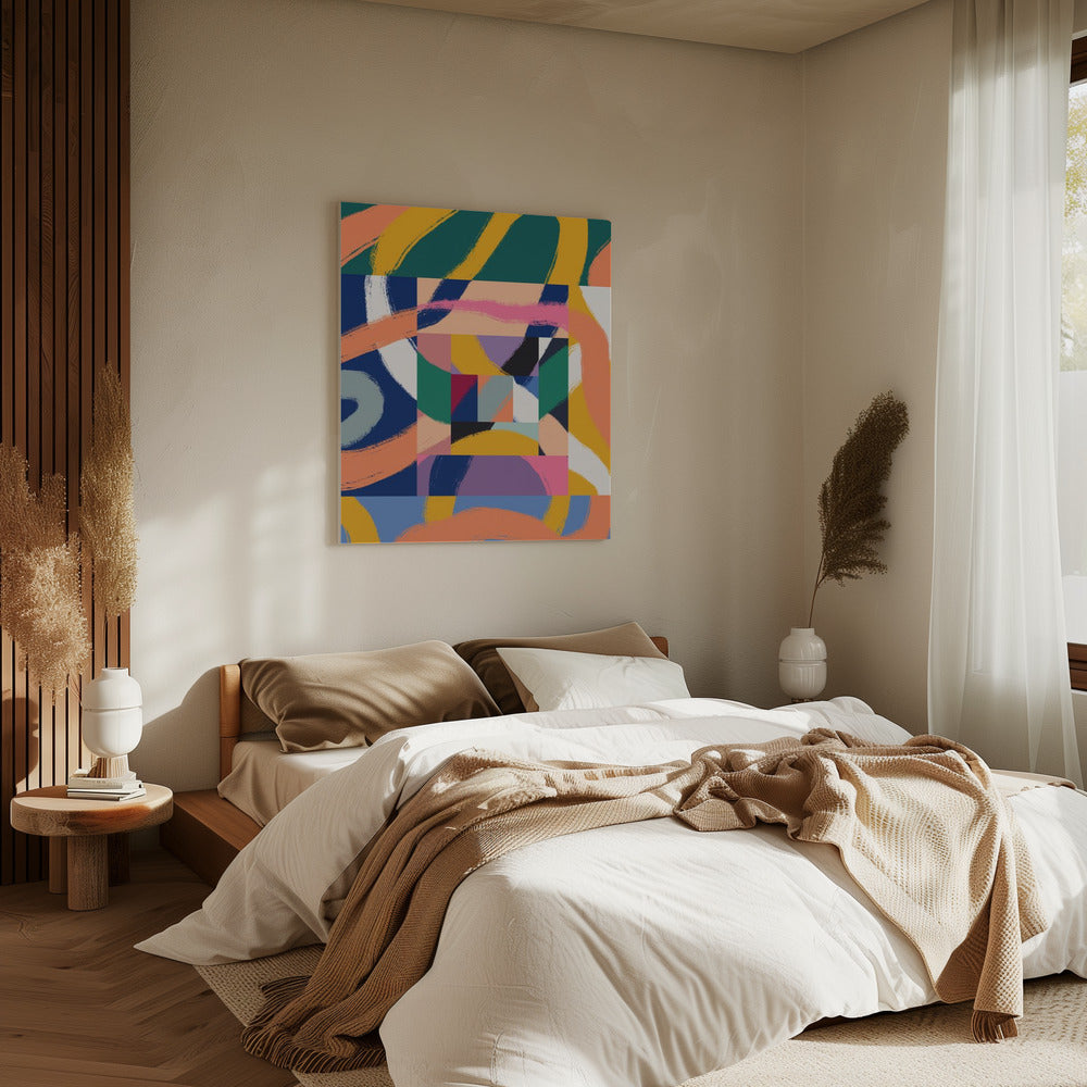 Schachteln mit Bändern | Leinwand