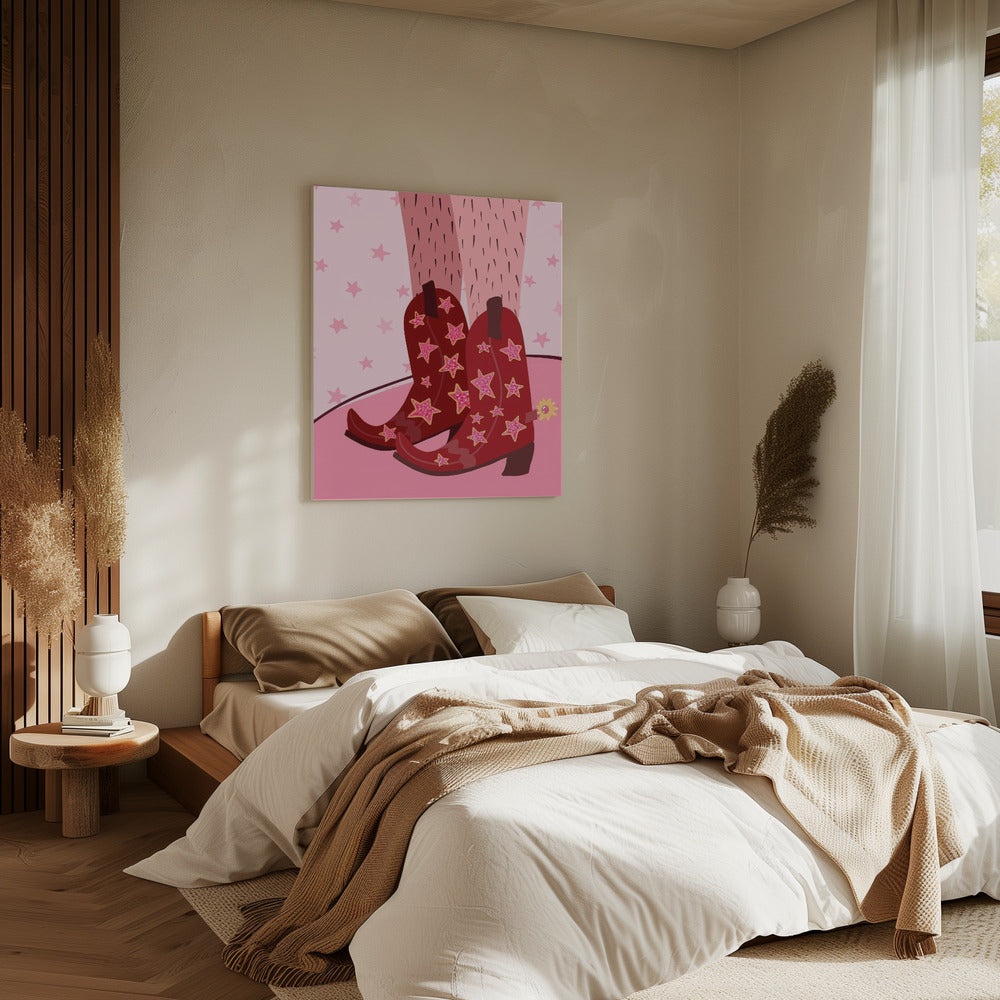 Sternenhimmel-Stiefel | Leinwand