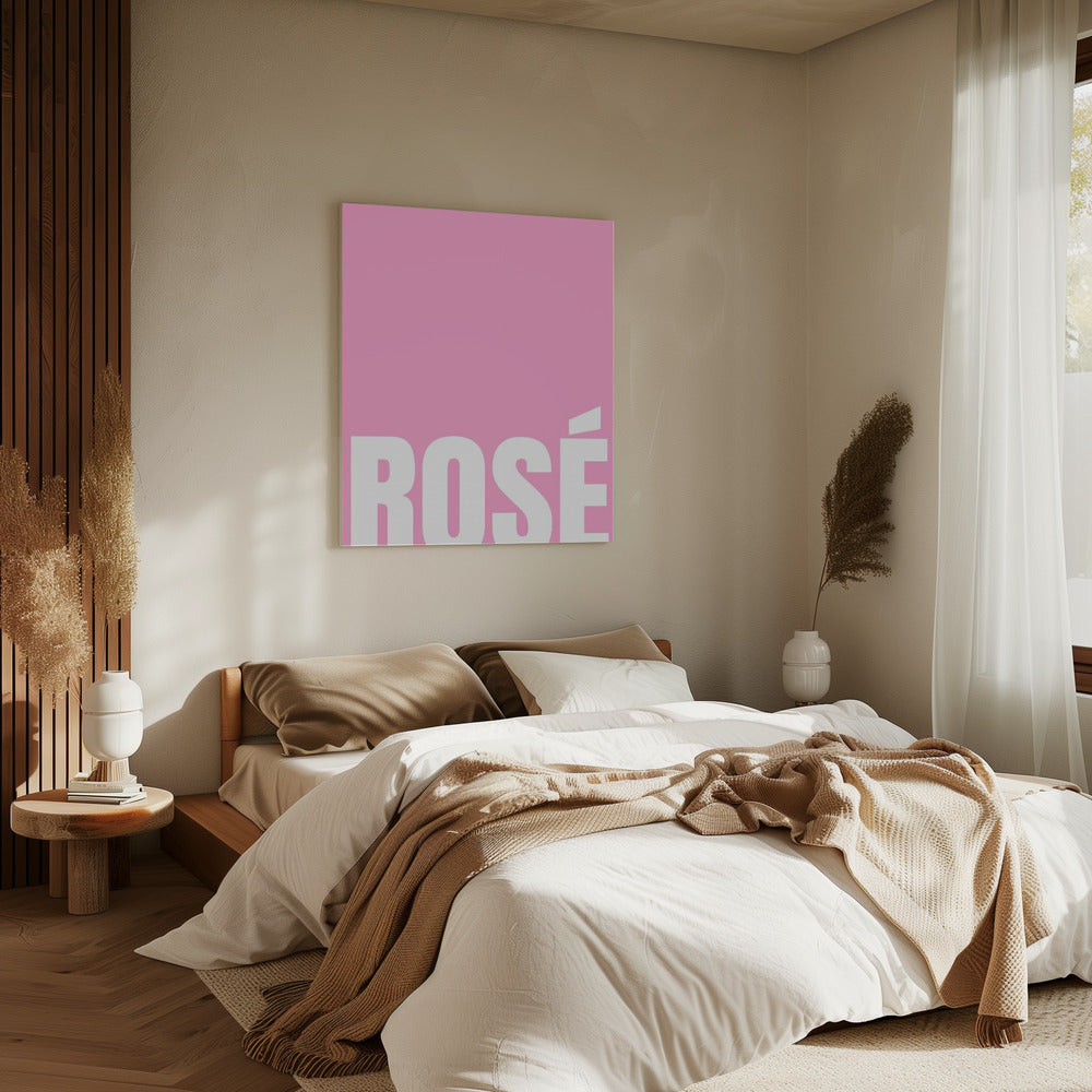 Rosa Rosé Essenz | Leinwand
