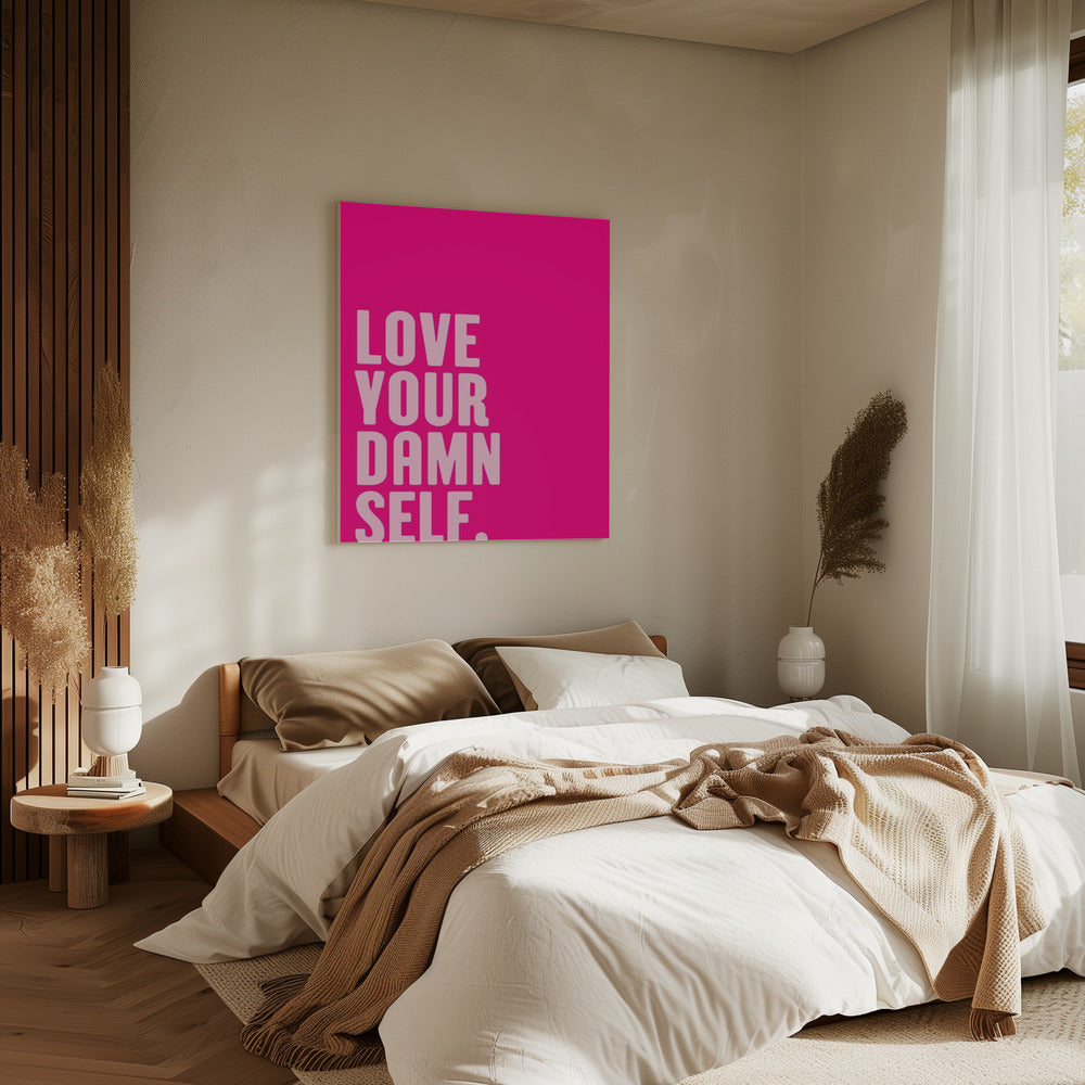 Selbstliebe mutig | Leinwand