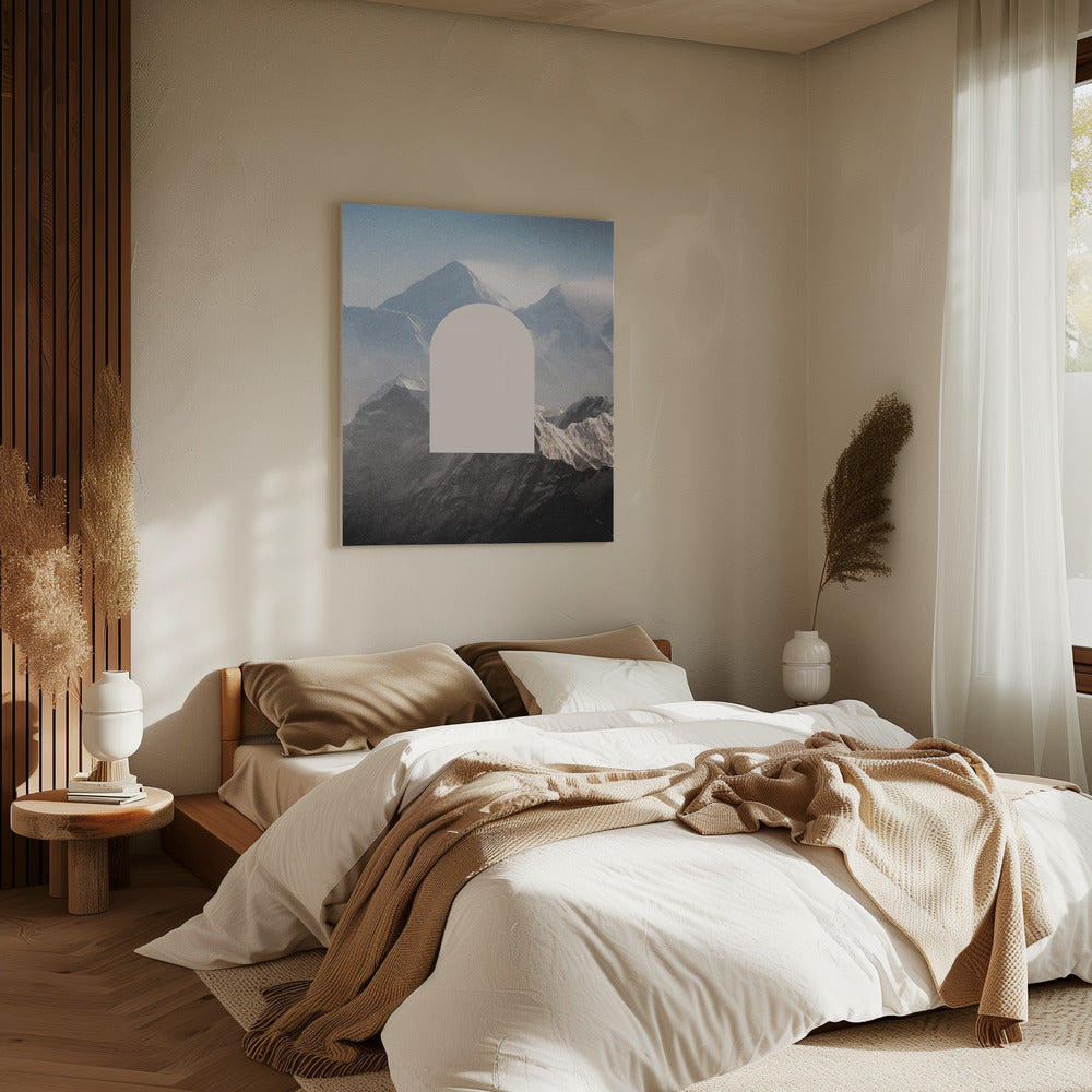 Durch das Portal blicken | Leinwand