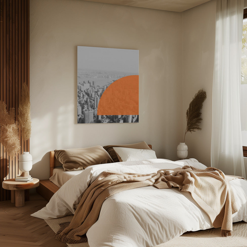 Urban Sunset Hues | Leinwand