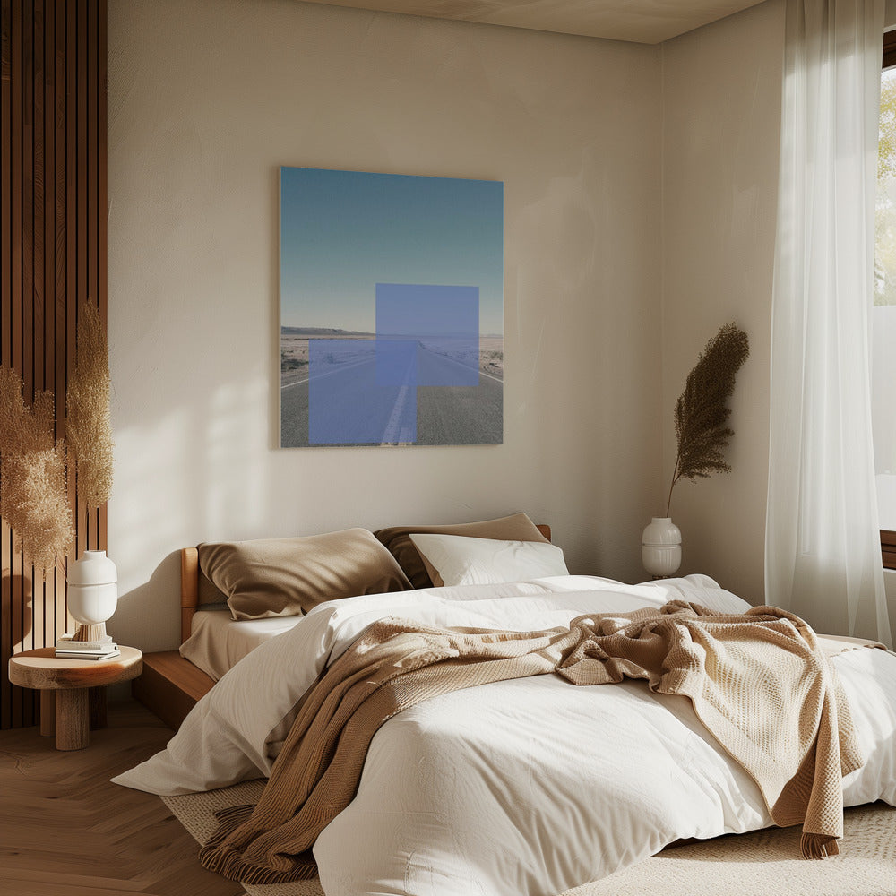 Wüstenhorizontblöcke | Leinwand