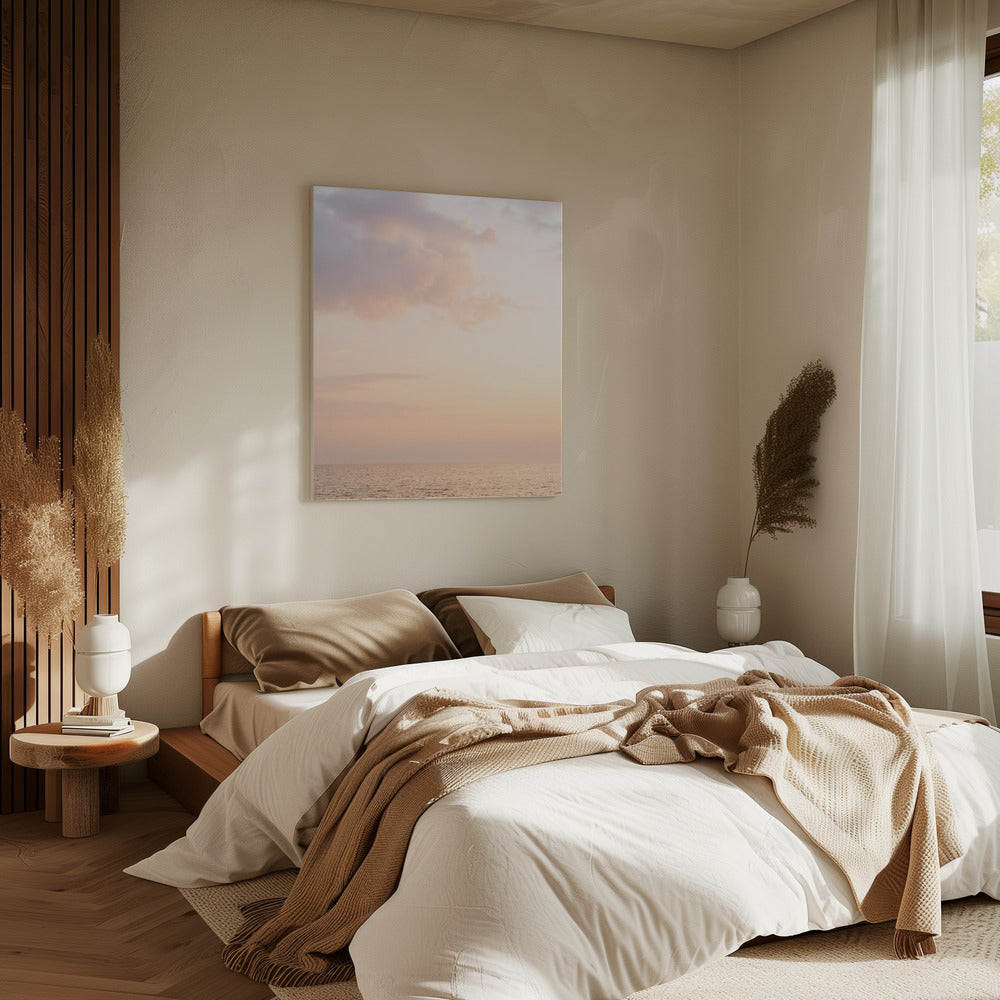 Pastellfarbener Sonnenuntergang | Leinwand