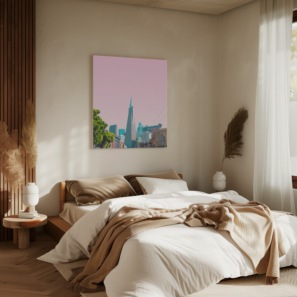 Pyramid in the City | Canvas