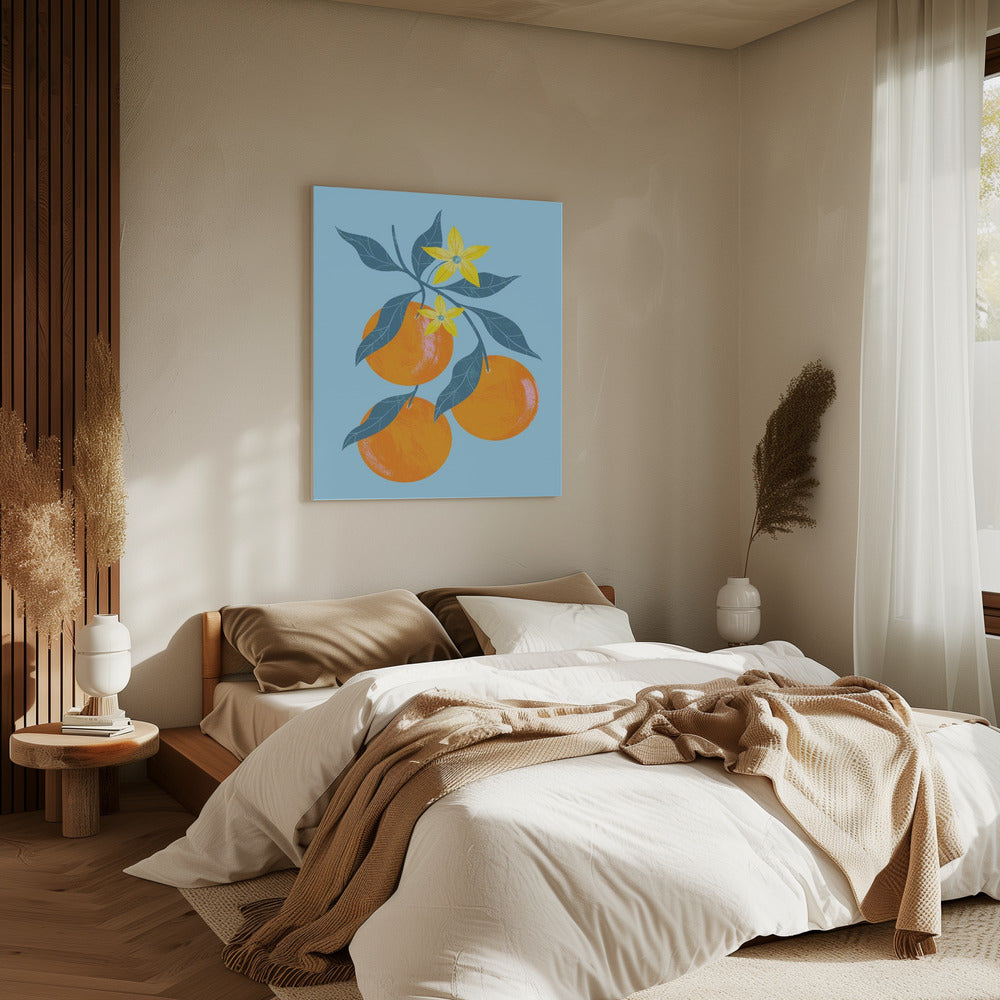 Orangenzweig | Leinwand