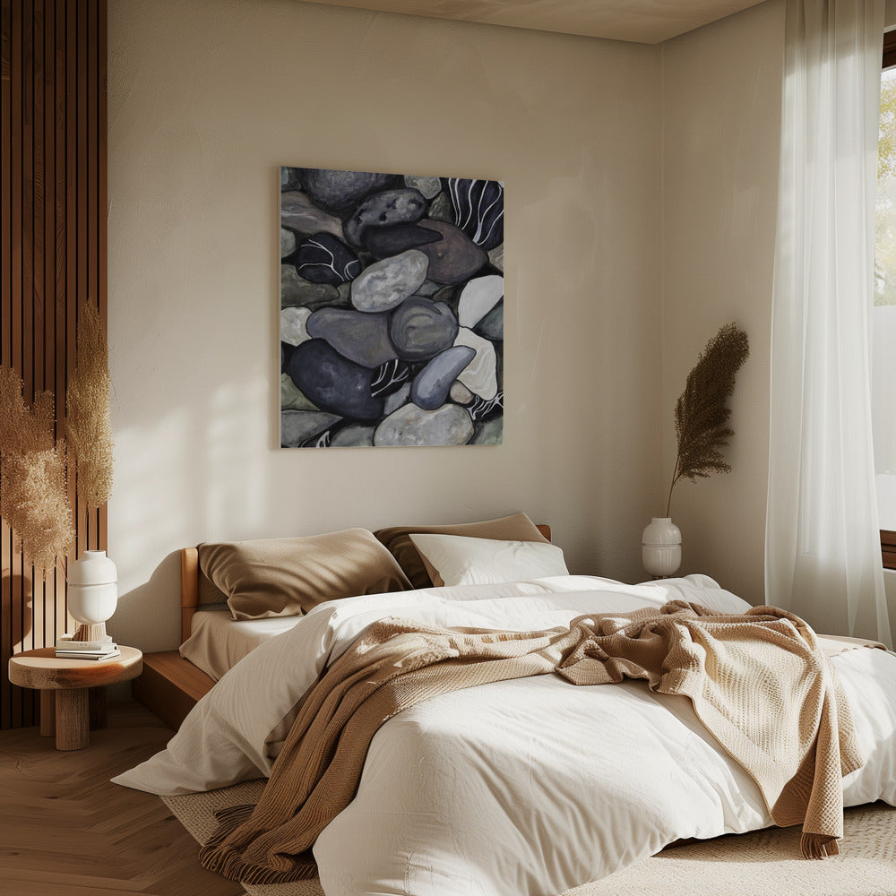 Beach stones | Canvas