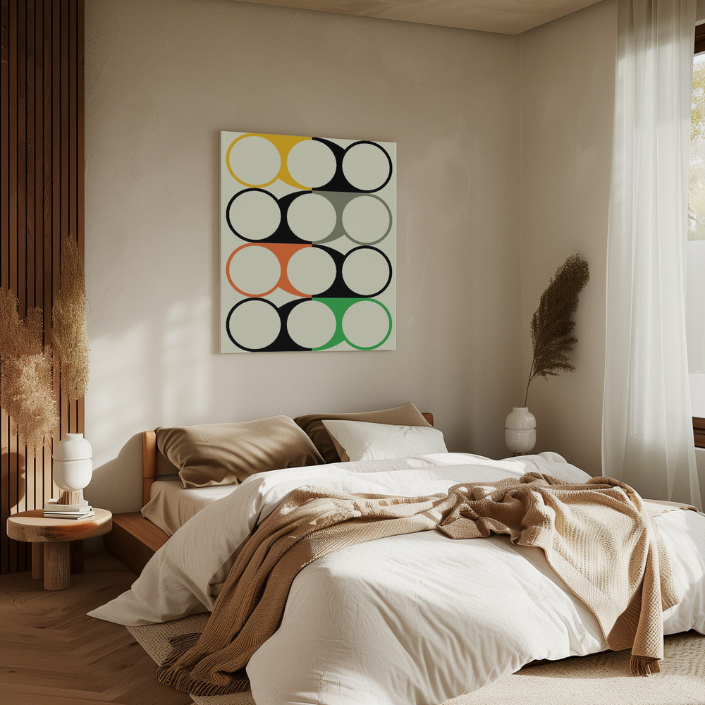 Geometrisches abstraktes Design | Leinwand