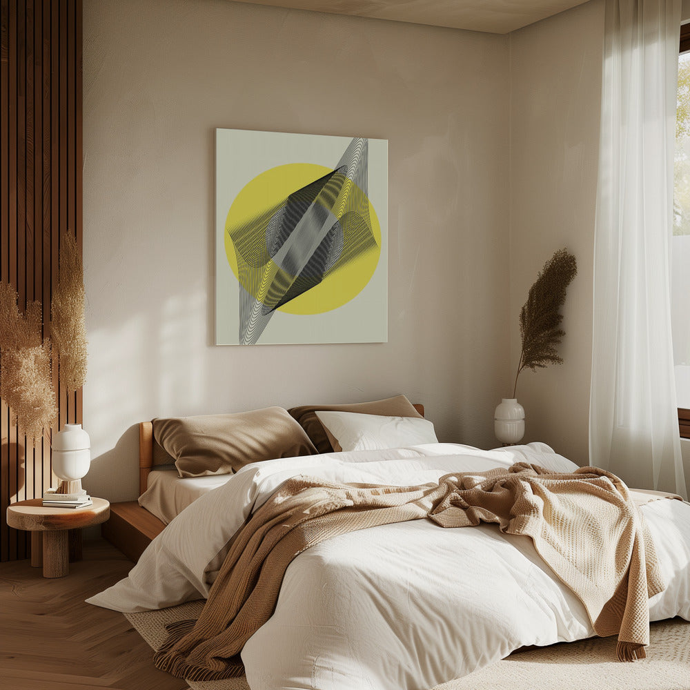 Abstrakte Wellenlandschaft | Leinwand