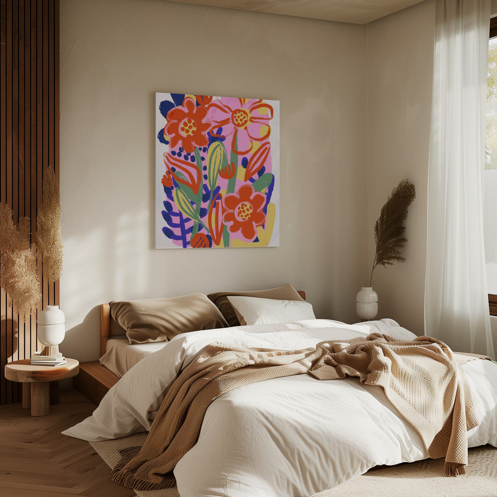 Floraler Freudenausbruch | Leinwand
