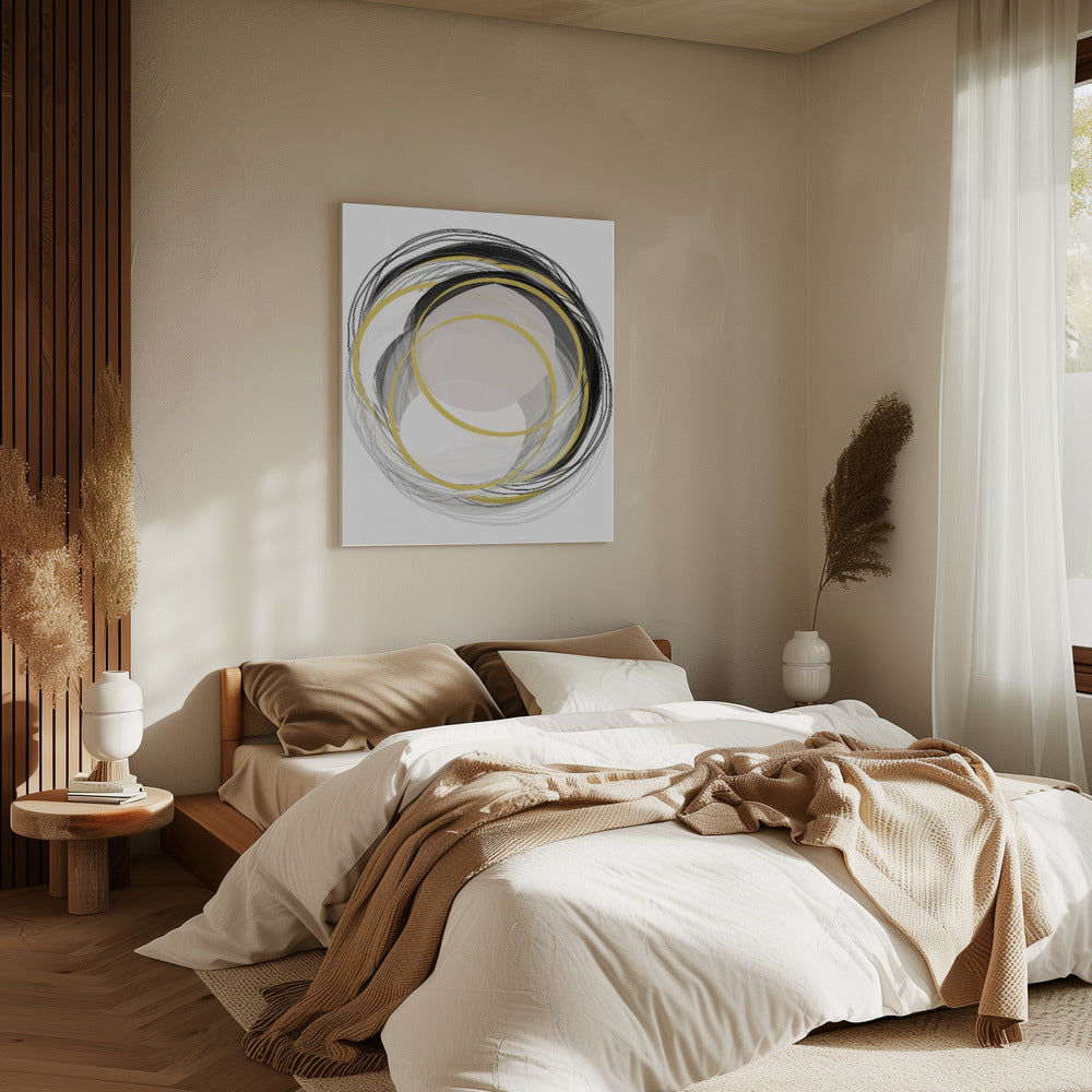 Rosa Mond 1 | Leinwand