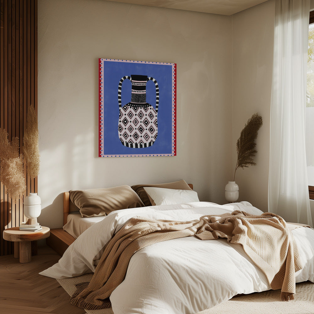 Geometrische Muster und kräftige Farben | Leinwand