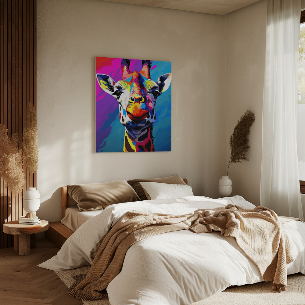 Giraffe Pop Art | Leinwand