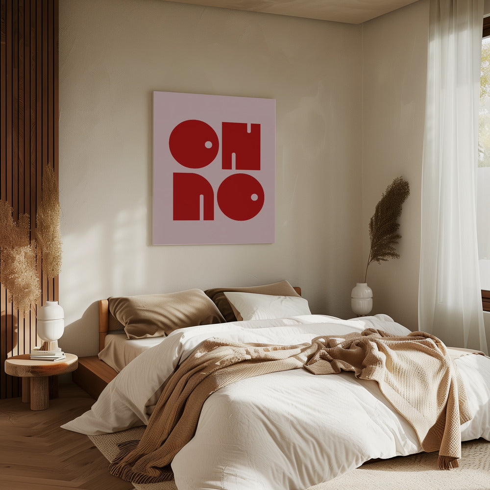 Fettes typografisches Echo | Leinwand