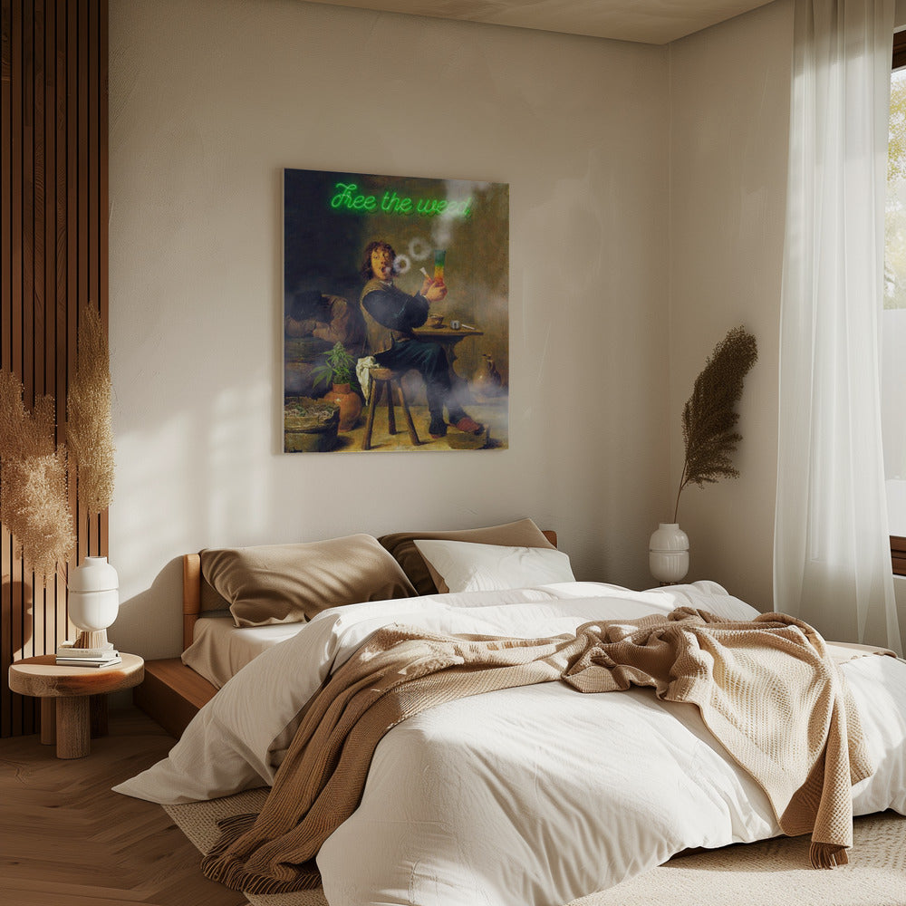 Befreie das Gras | Leinwand