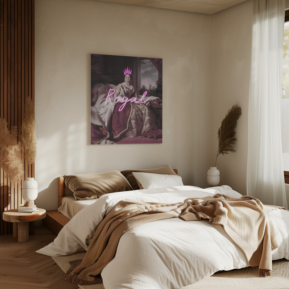 Queenvictorianeontext 2030 | Leinwand