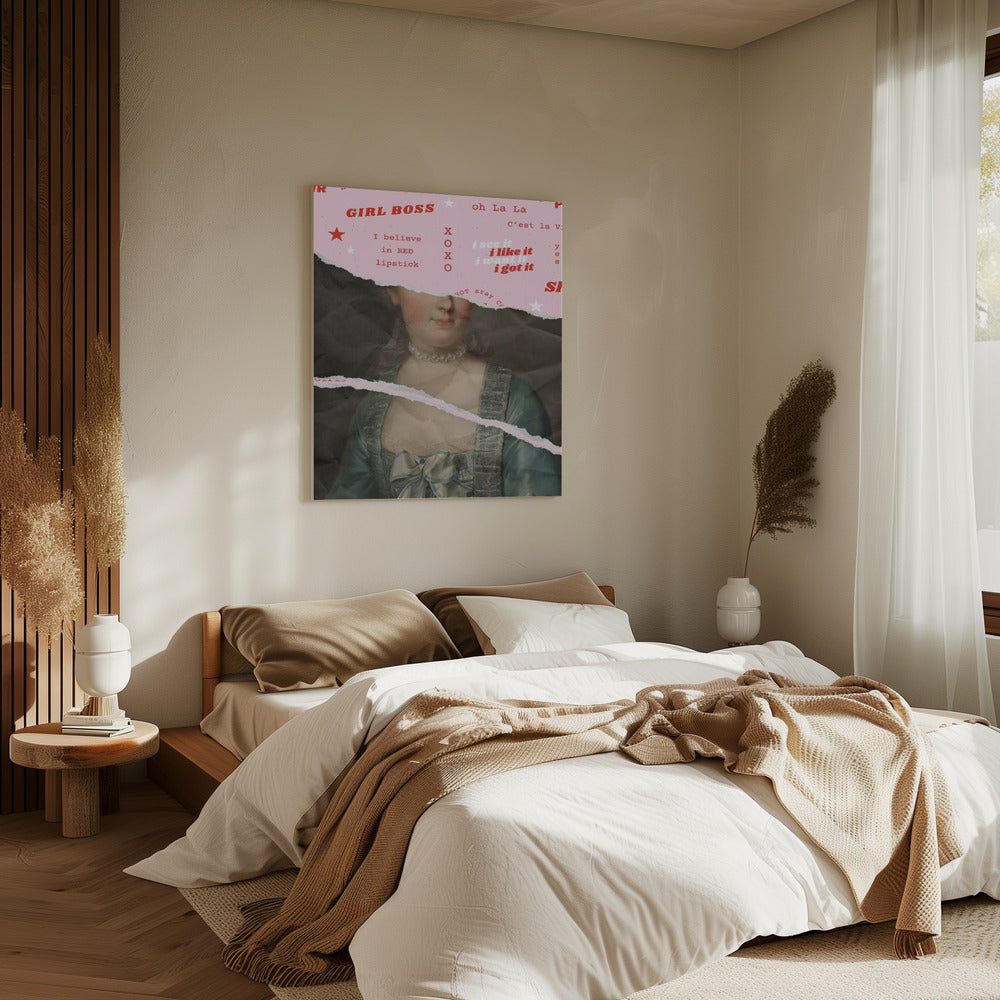 Girlbossmarie Ratioiso | Leinwand