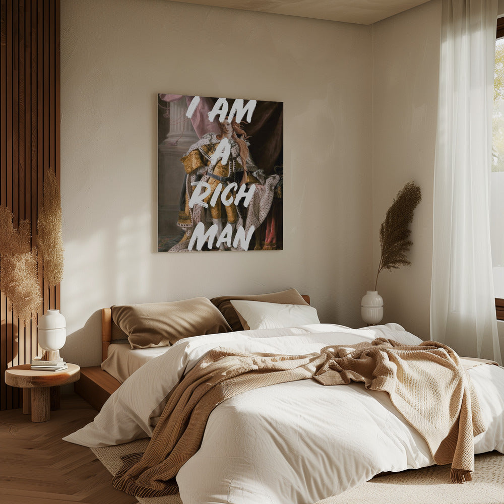 Richmanwhitetext Ratioiso | Leinwand