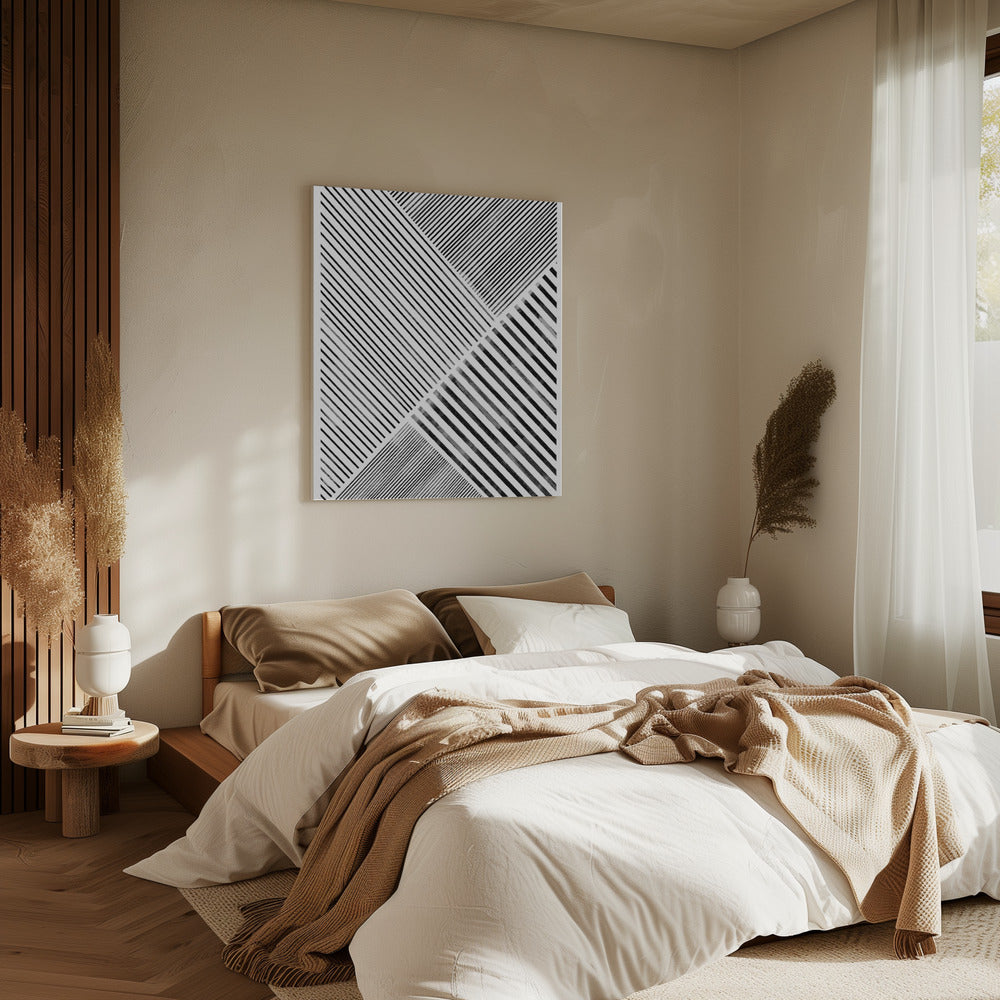 Diagonale Muster | Leinwand