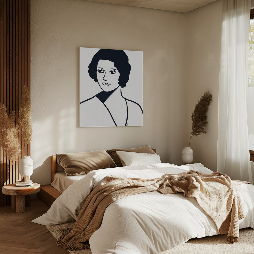 Vintage Frau | Leinwand