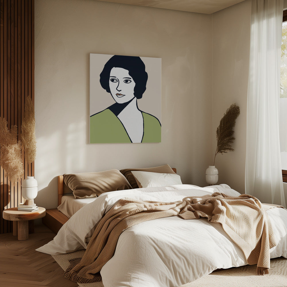 Vintage Frau | Leinwand