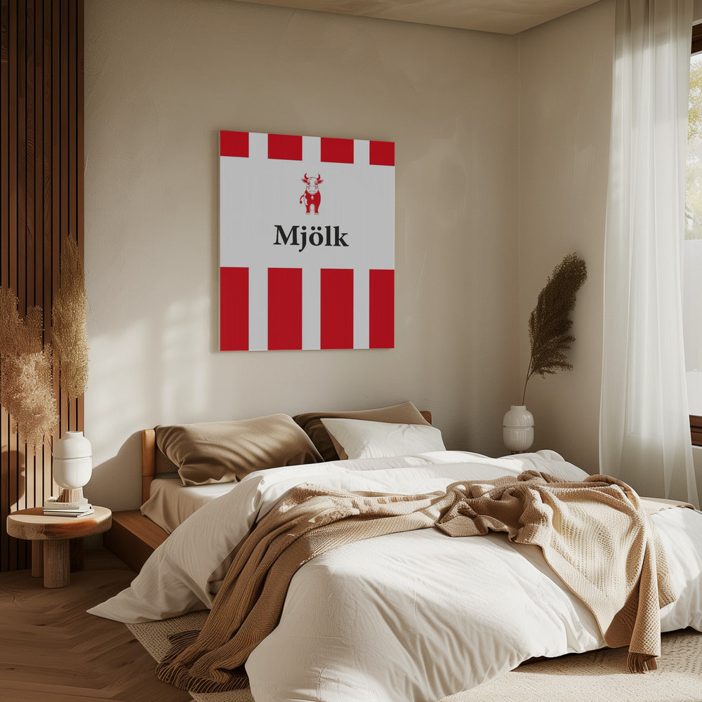 Mjölk Röd | Canvas