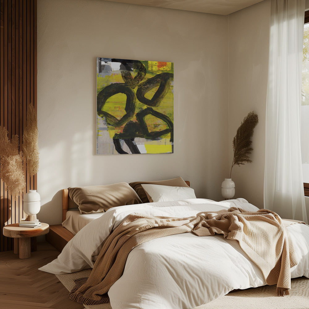 Gelbe Abstraktion Nr. 1 | Leinwand