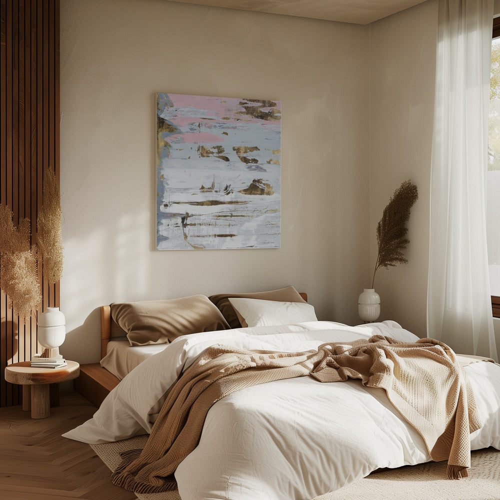 Abstract Soft Whites 2 | Canvas