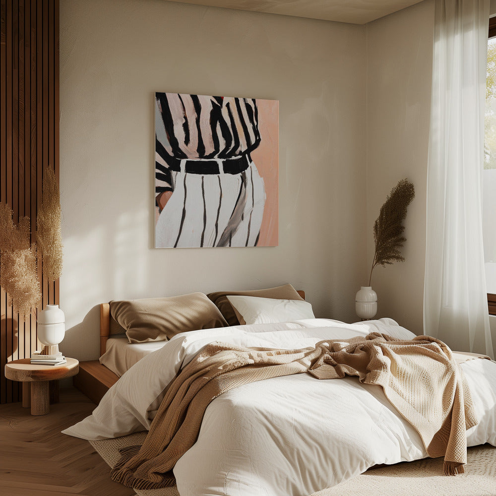Streifen Eleganz | Leinwand