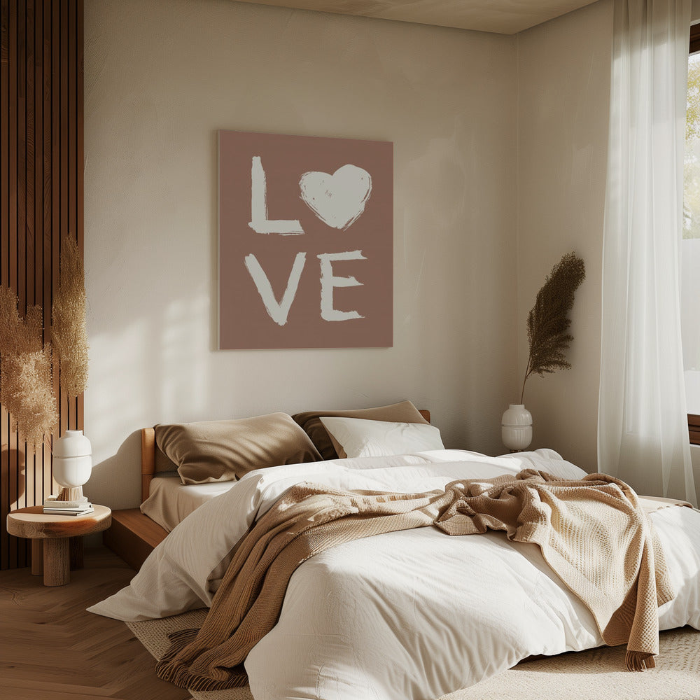 Toothy Love Mokka-Mousse 1 | Leinwand