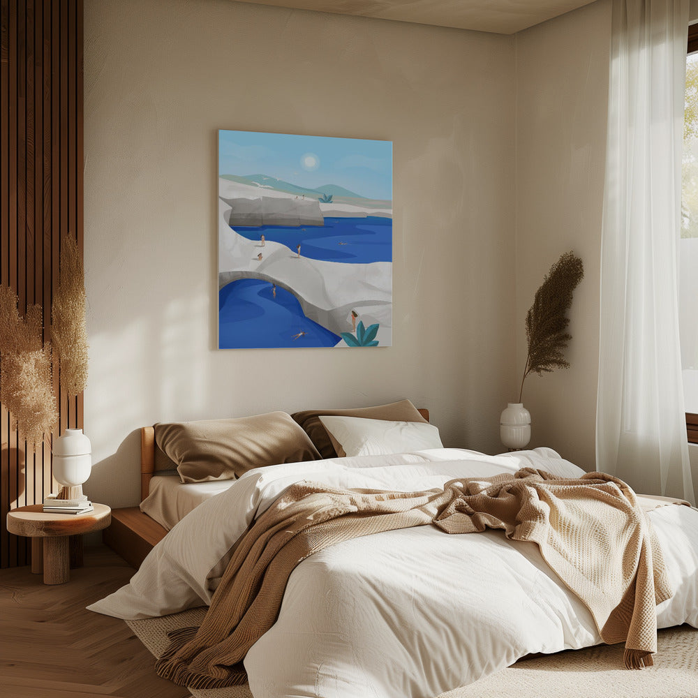 Cliff Jumping, Greece | Canvas