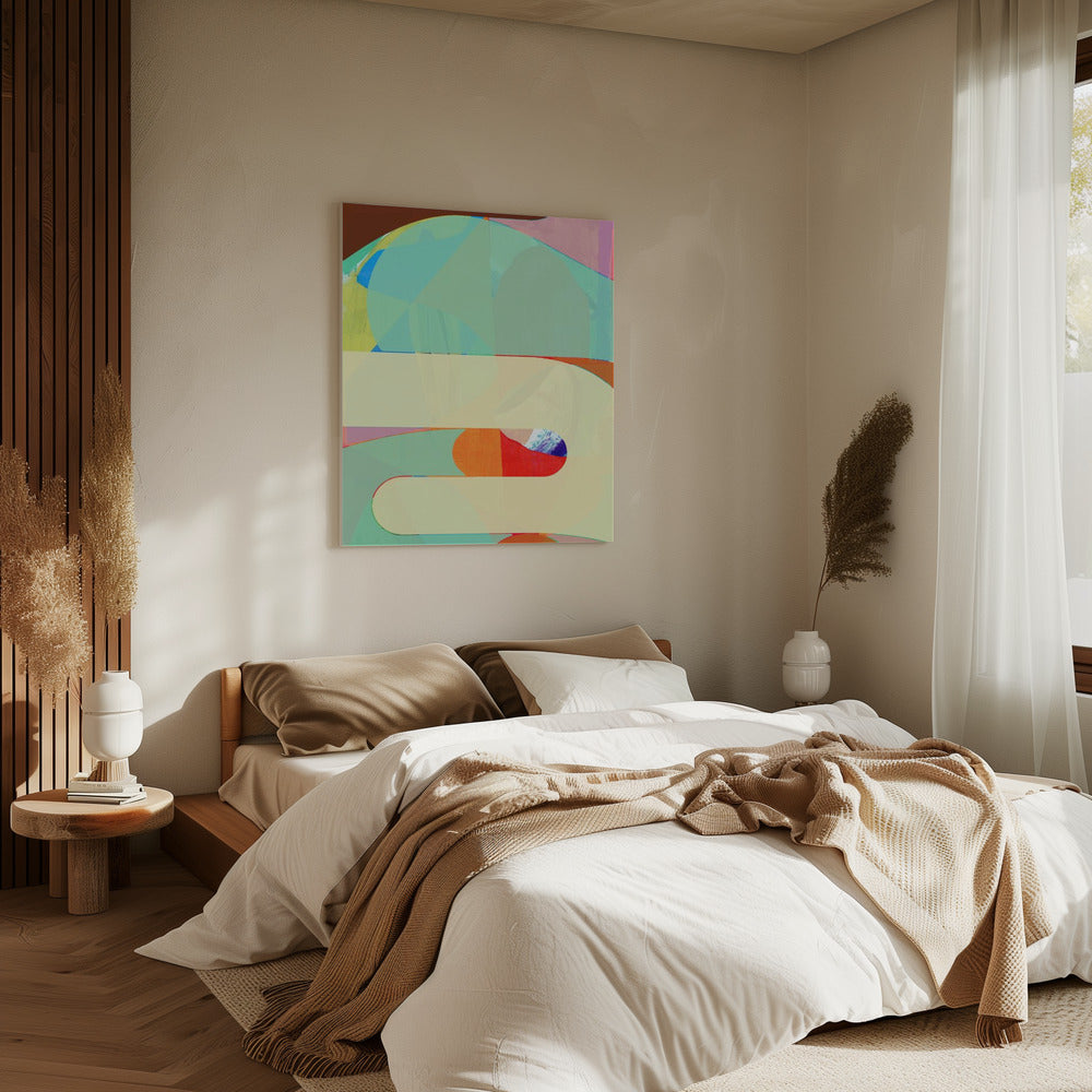 Bunte geometrische Formen | Leinwand