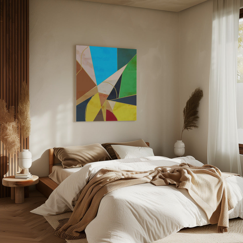 Colorful Geometric Shapes | Canvas