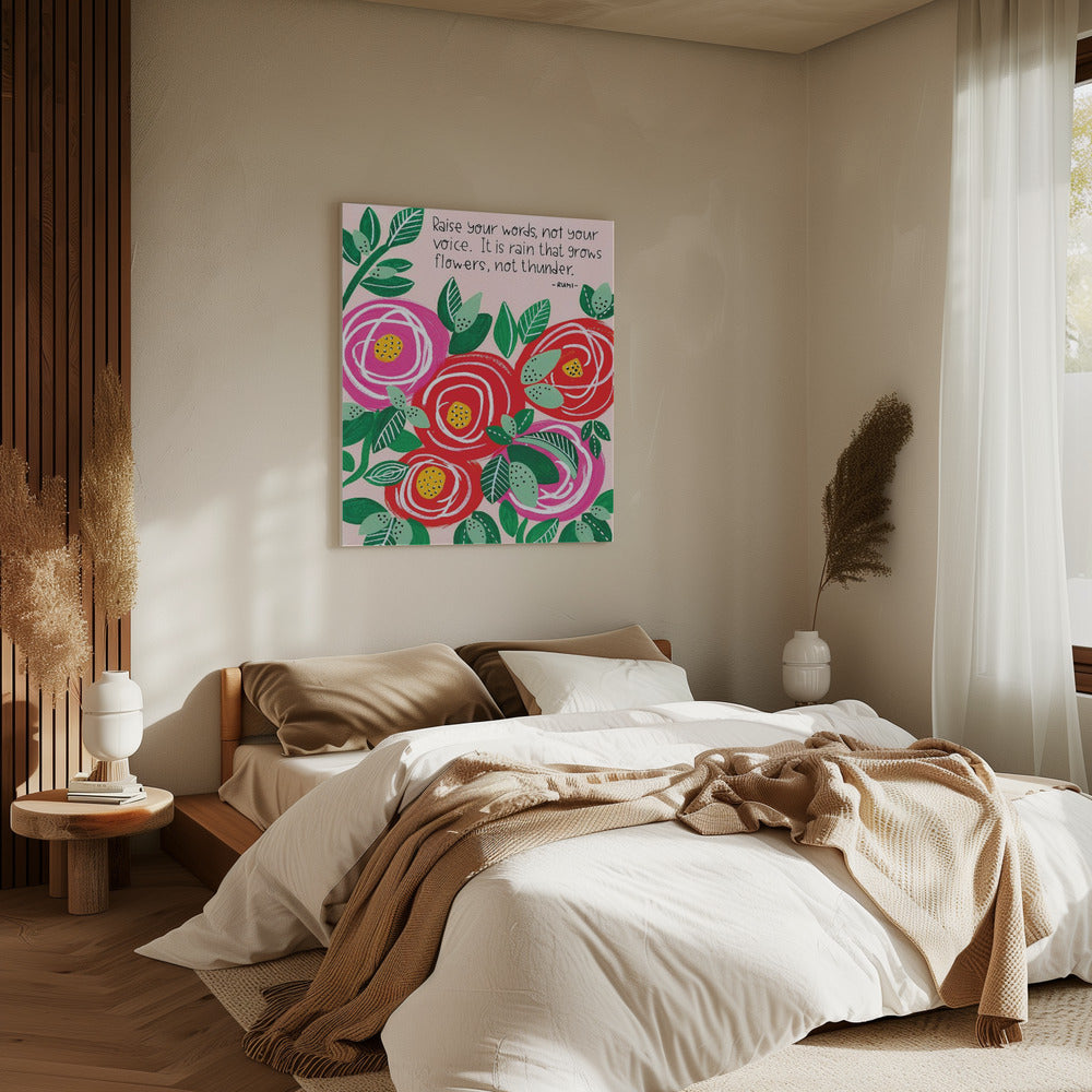 Erhebe deine Worte | Leinwand