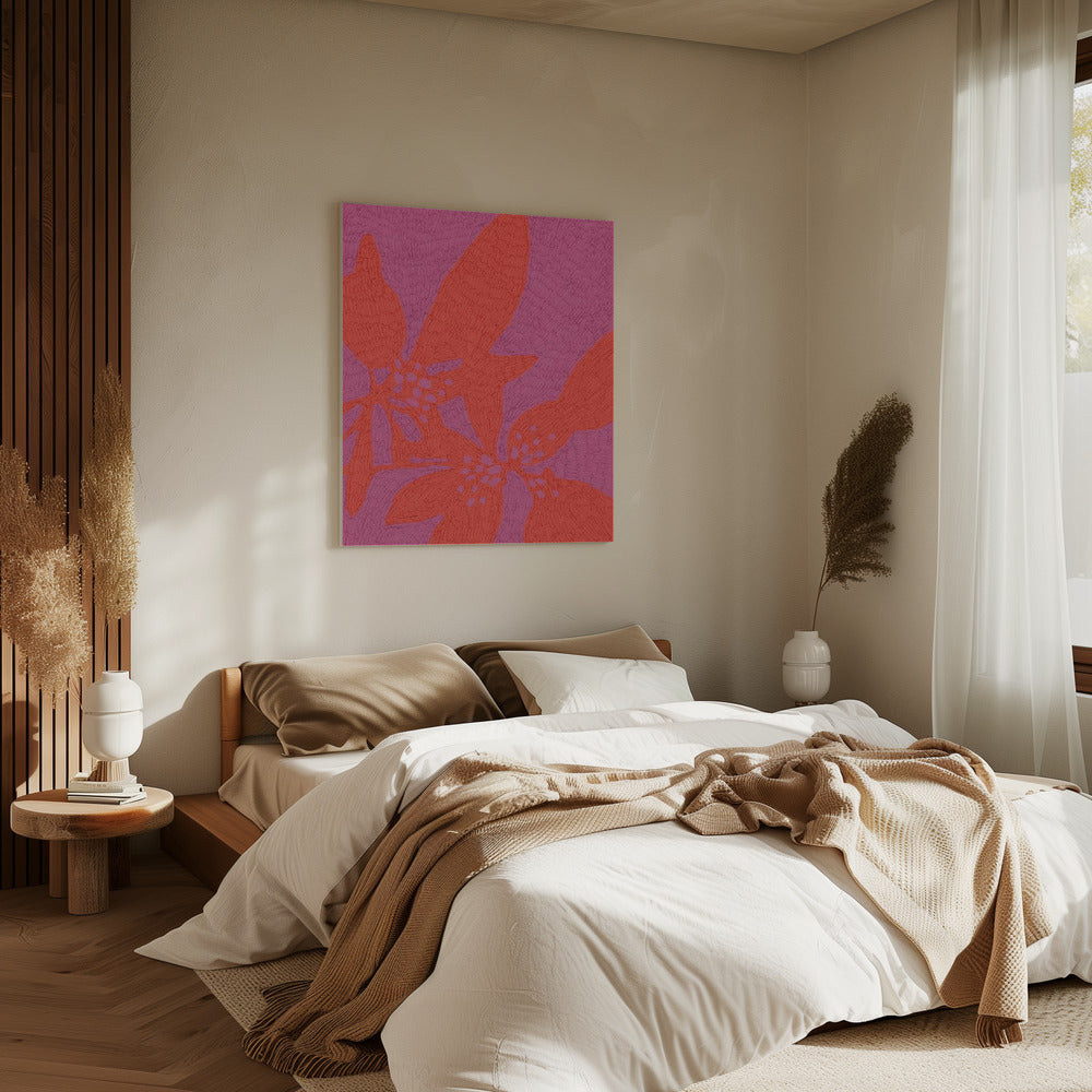 Vibrant Petal Dance | Canvas