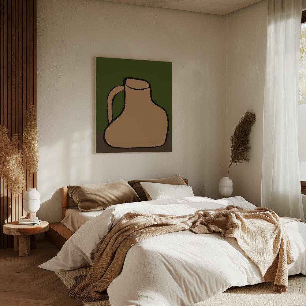 Die schiefe Vase | Leinwand