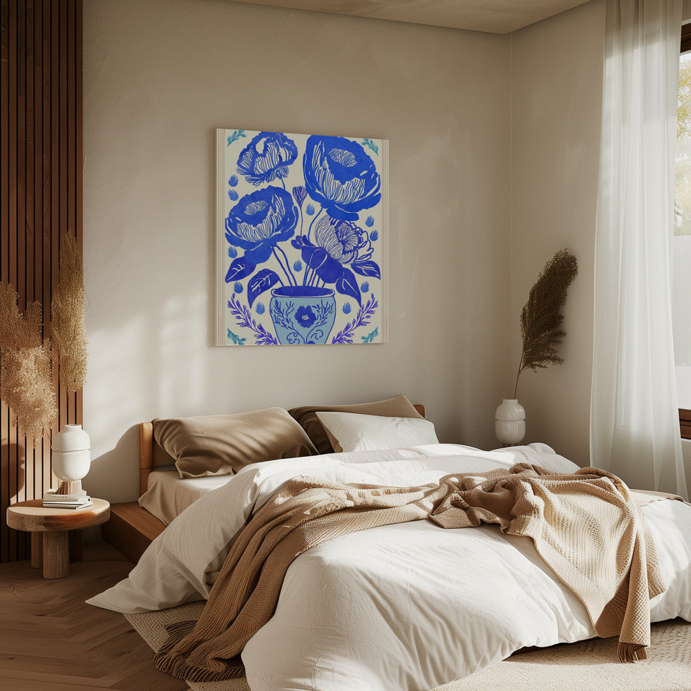 Blue Blossom Vase | Canvas