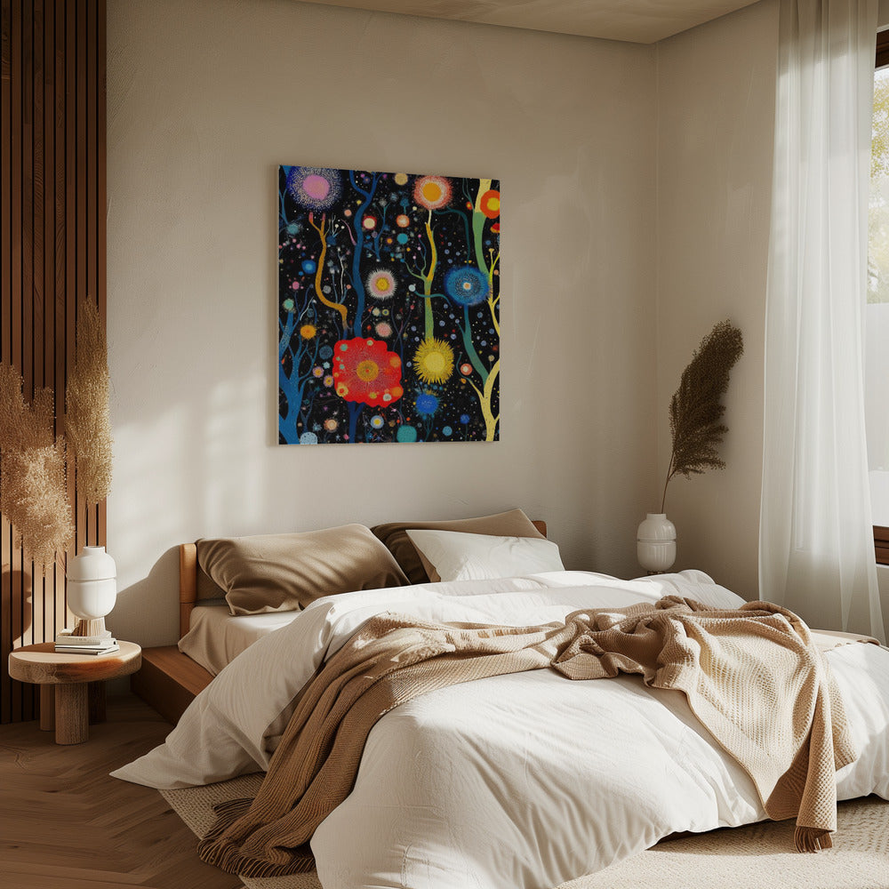 Vibrant Celestial Garden | Canvas