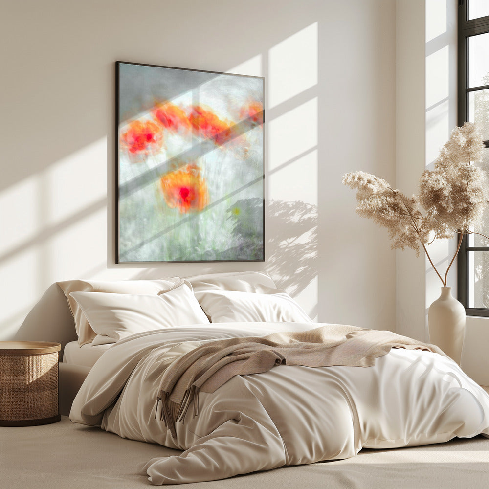 Rote Kornblumen | Poster