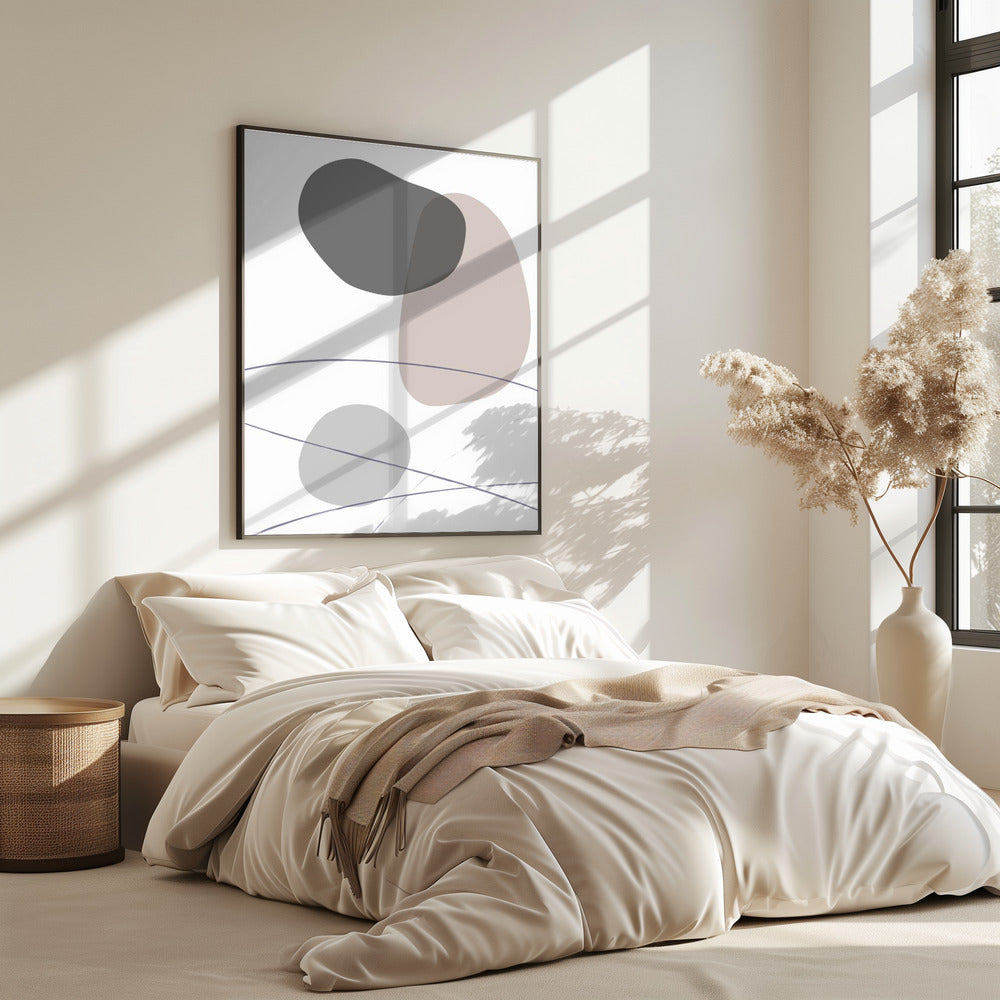 New Shapes Beige 03 | Poster