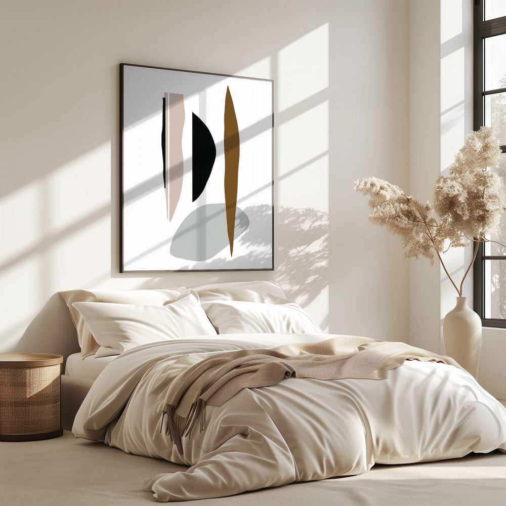 Minimalist Shapes in Harmony | Poster