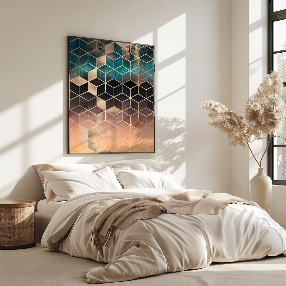 Ombre Traumwürfel | Poster