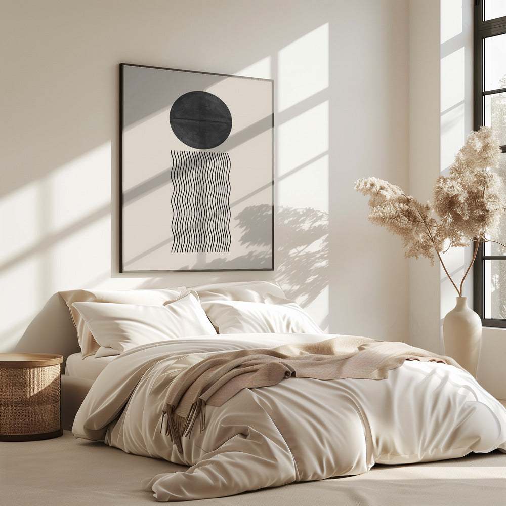 Welle und Sonnenfinsternis | Poster