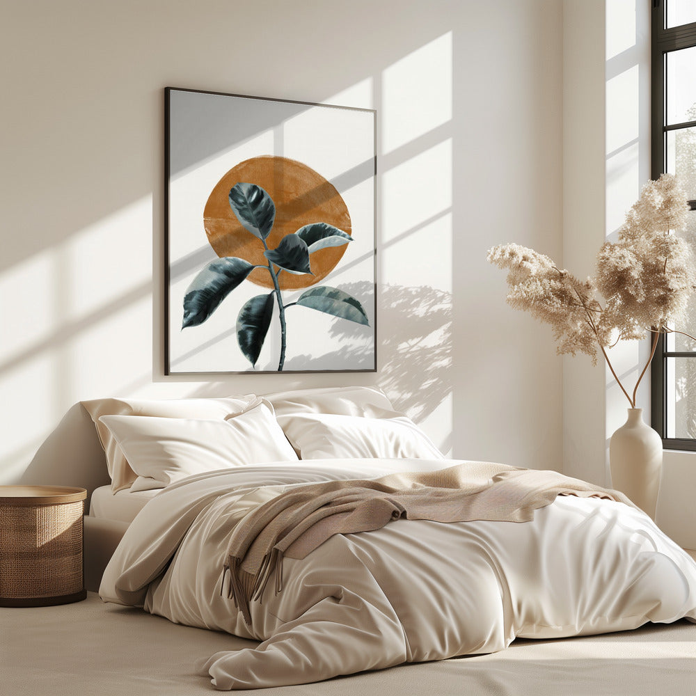 Blatt und Sonne | Poster
