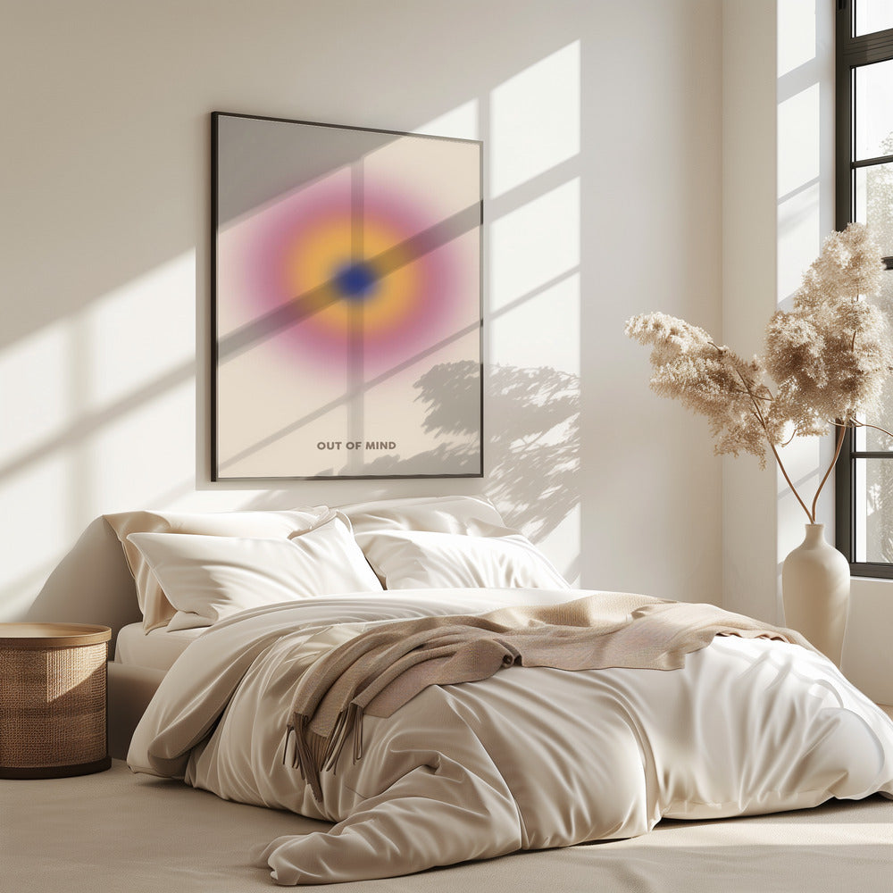 Buntes konzentrisches Leuchten | Poster