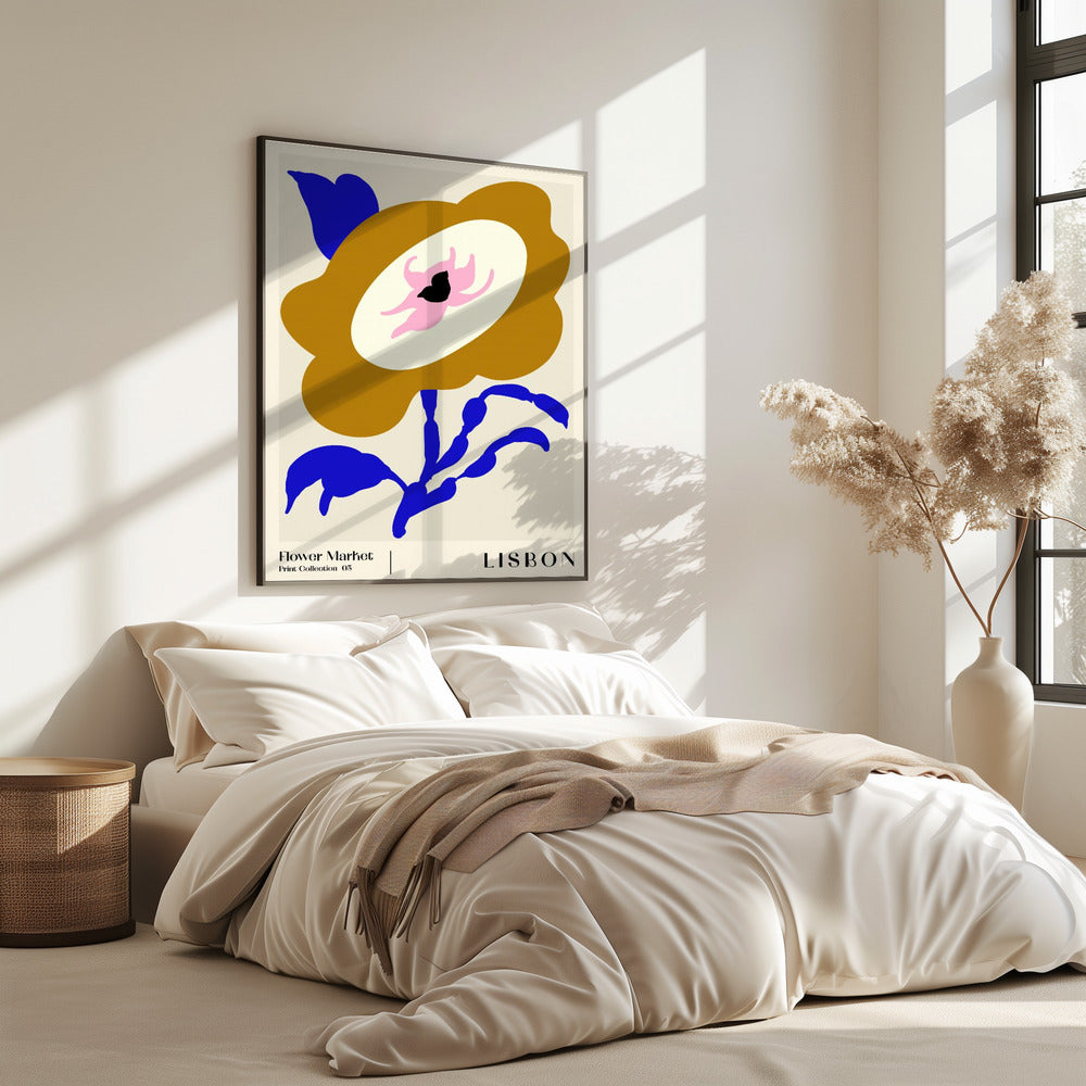 Blumenmarkt. Lissabon | Poster