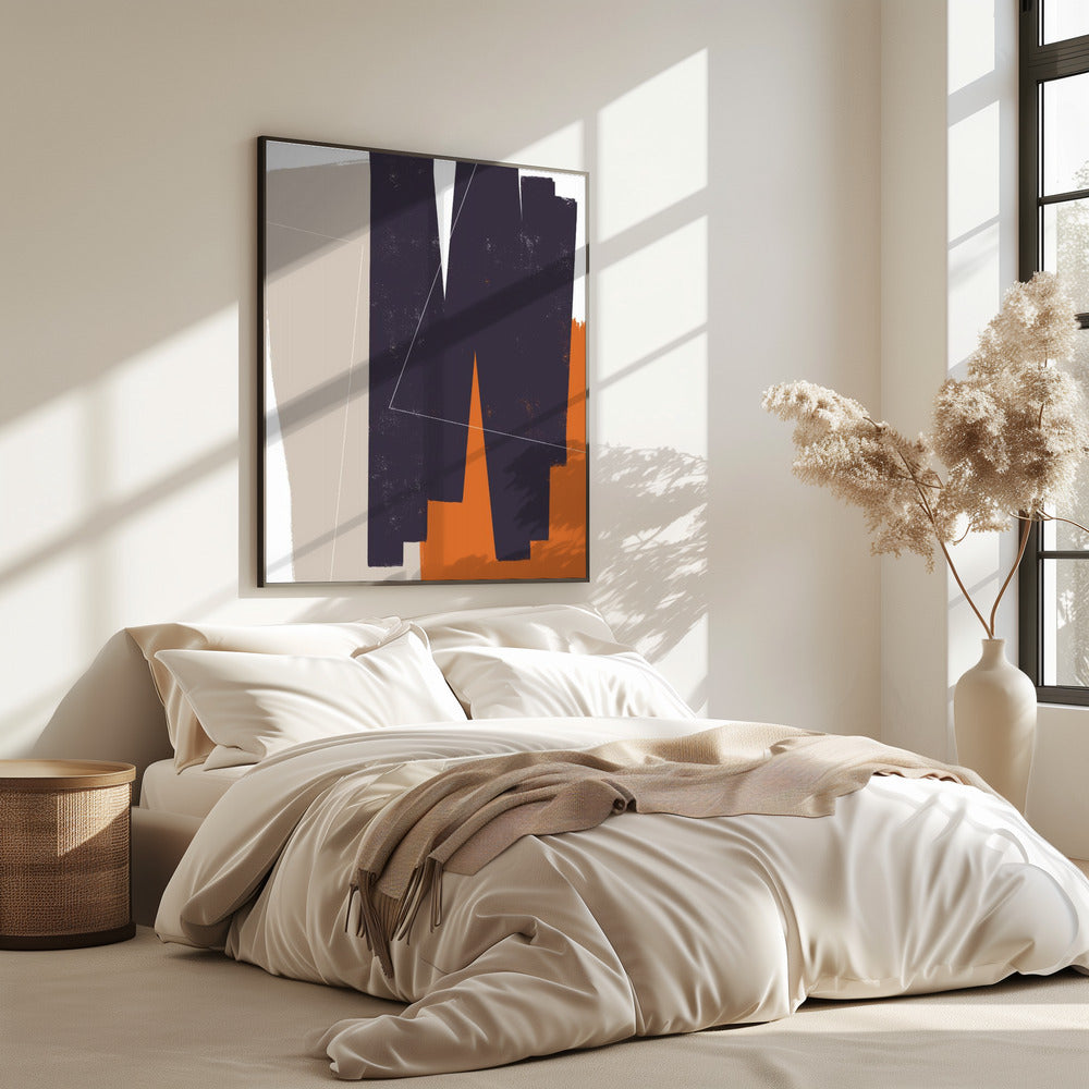 Gedämpfte geometrische Formen | Poster